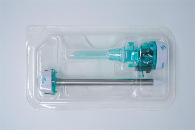 Plastik 10mm Tek Kullanımlık Hasson Trokar Künt Uç Karın Cerrahi Aletleri 4