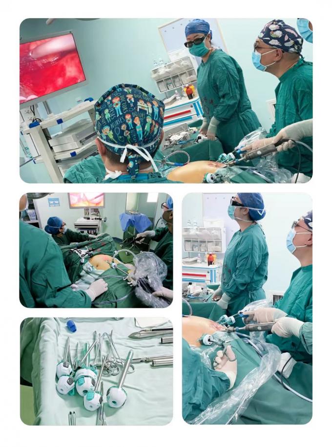 Sterilize Plastik Künt Uçlu Trokar 10mm Tek Kullanımlık Laparoskopik Trokarlar 11