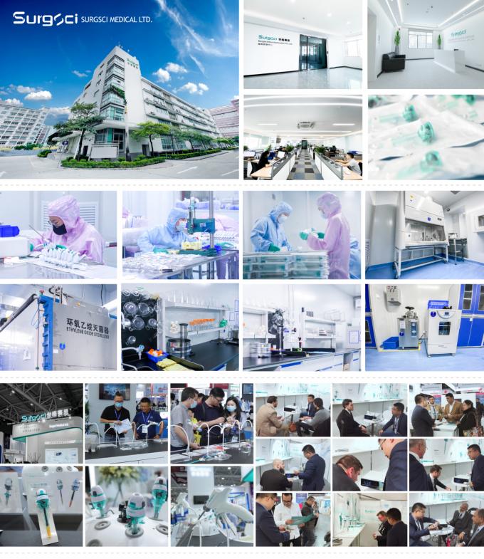 Tek Kullanımlık 5mm Optik Trokar Sınıf II Laparoskopik Trokar ve Kanül 8