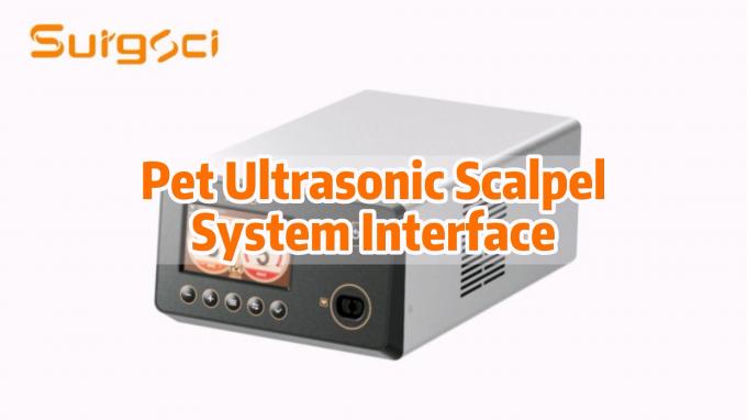 hakkında en son şirket haberleri Veterinerlik Ultrasonik Skalpel Sistemi. Jeneratör İşletim Arayüzü.  0