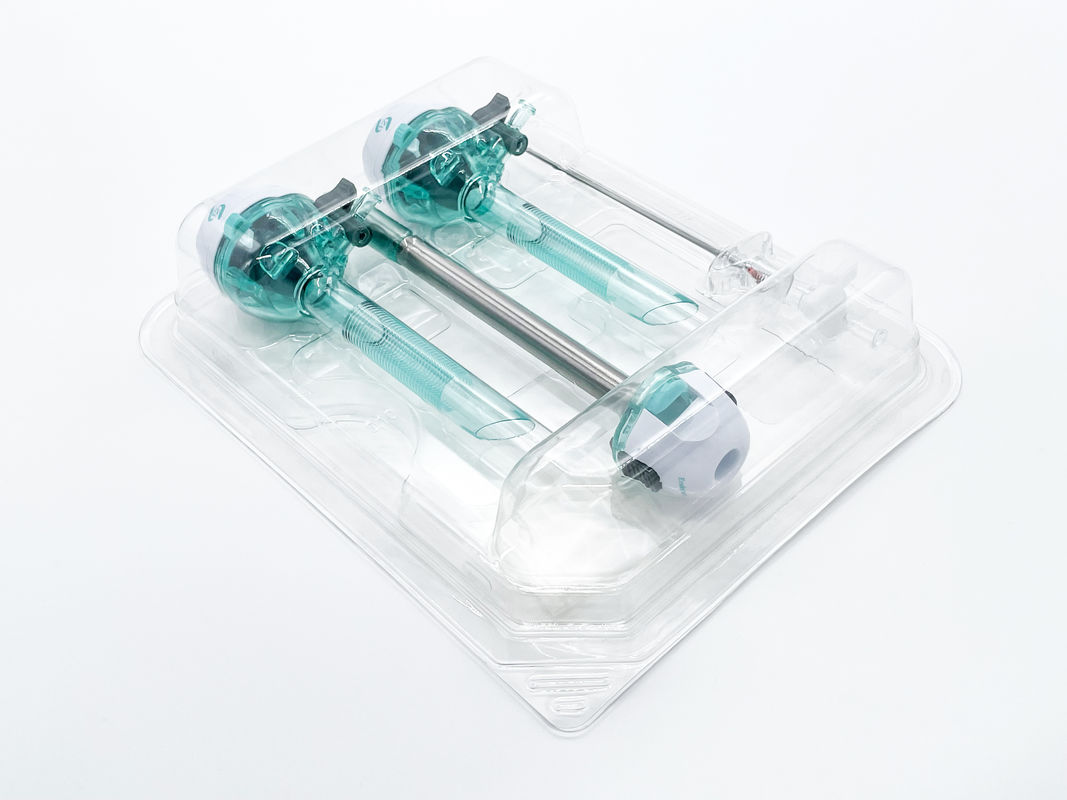 Surgsci Trocar Kit 12mm Karın Ameliyatı Steril Araçlar Görünür Trocar Kit Optik Trocar Set
